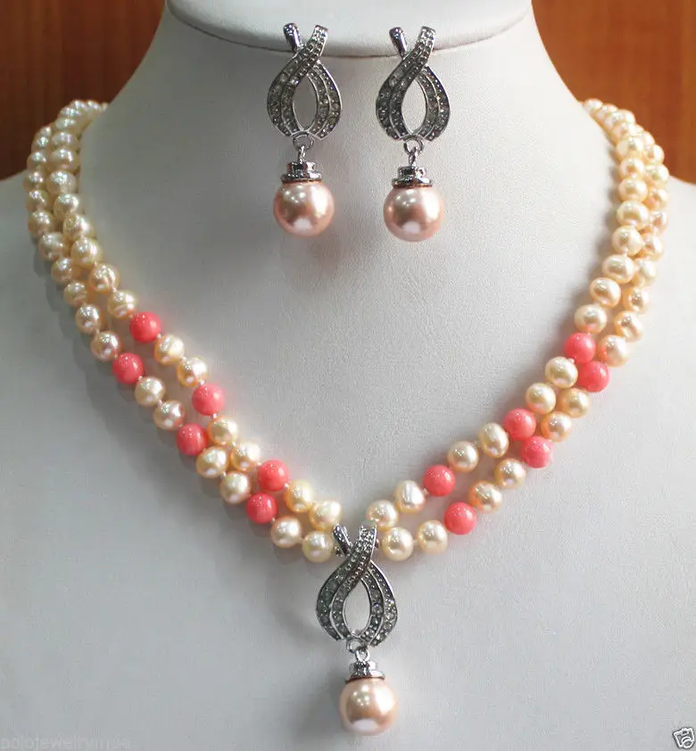FREE shipping> >>>>>New Jewelry 2 Rows Yellow/Orange Shell Pearl/Jade Necklace Earring Pendant set
FREE shipping> >>>>>New Jewelry 2 Rows Yellow/Orange Shell Pearl/Jade Necklace Earring Pendant set