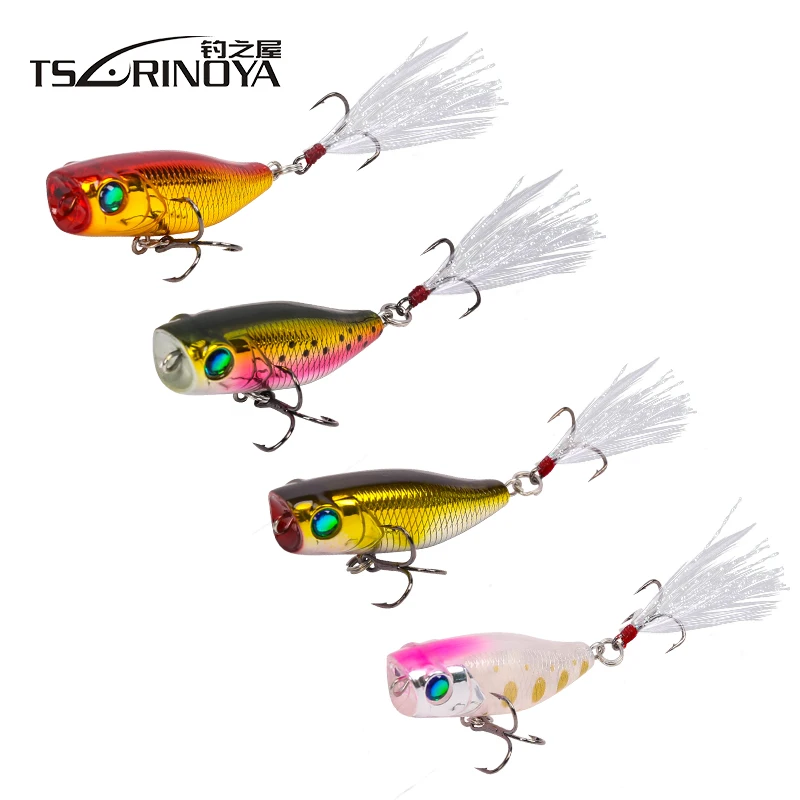 TSURINOYA 2Pcs 4cm3g Mini Popper Bait Top Water Fishing Lure Hard Bait Artificial Bait Fake Baits Bass Trout Culter Leurre Peche
TSURINOYA 2Pcs 4cm3g Mini Popper Bait Top Water Fishing Lure Hard Bait Artificial Bait Fake Baits Bass Trout Culter Leurre Peche