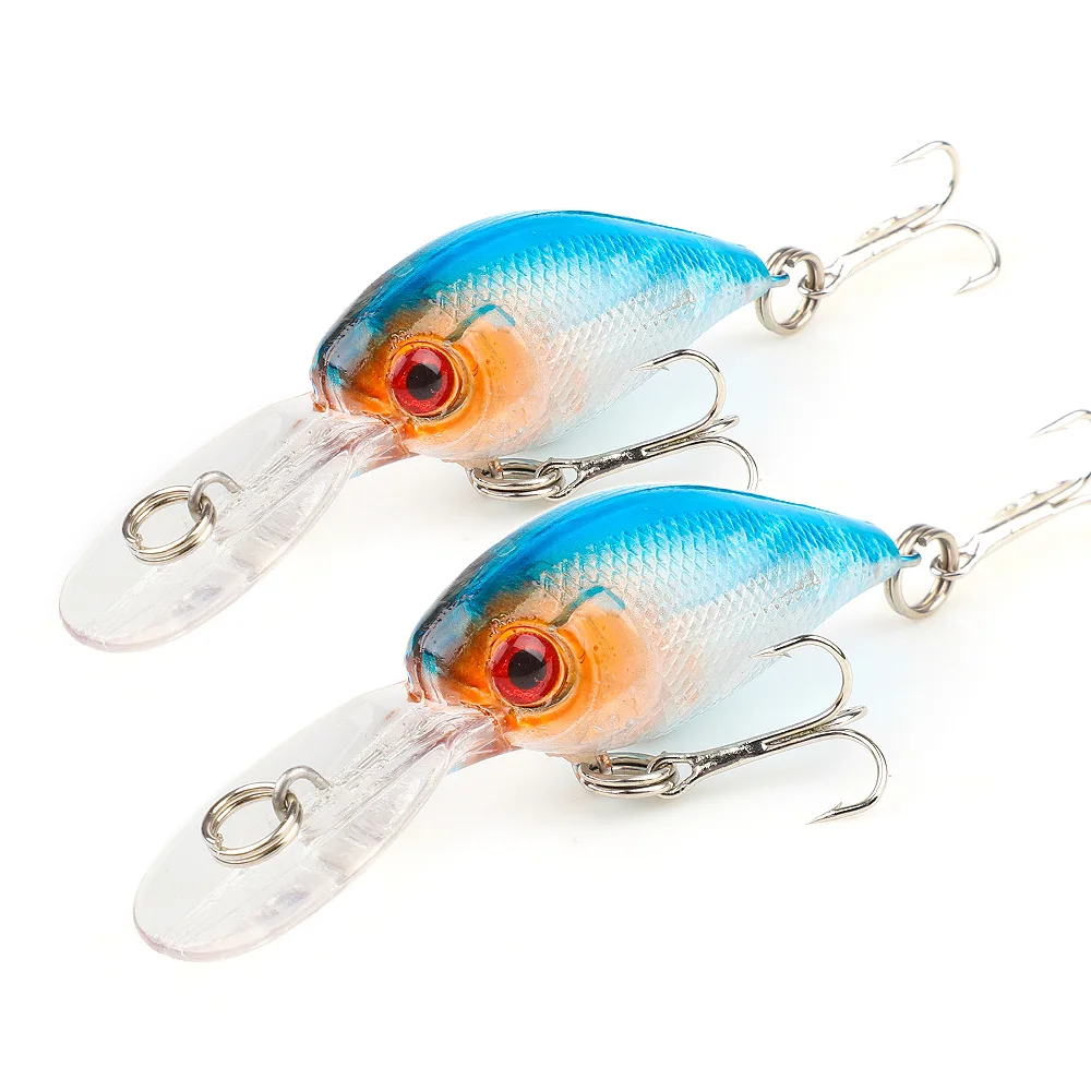 DONQL 2pcs/lot Wobblers Crankbaits Minnow Fishing Lures 6cm 4.7g Artificial Hard Swim Bait Wobblers For Trolling Fishing Tackle
DONQL 2pcs/lot Wobblers Crankbaits Minnow Fishing Lures 6cm 4.7g Artificial Hard Swim Bait Wobblers For Trolling Fishing Tackle