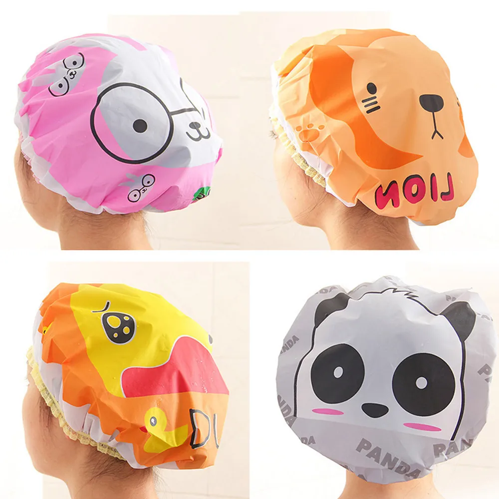 1pcs Bathing Cap Cartoon Double Layer Waterproof Polyester Cotton Hair Cover Multicolor Cartoons Shower Hats Bathroom Products
1pcs Bathing Cap Cartoon Double Layer Waterproof Polyester Cotton Hair Cover Multicolor Cartoons Shower Hats Bathroom Products