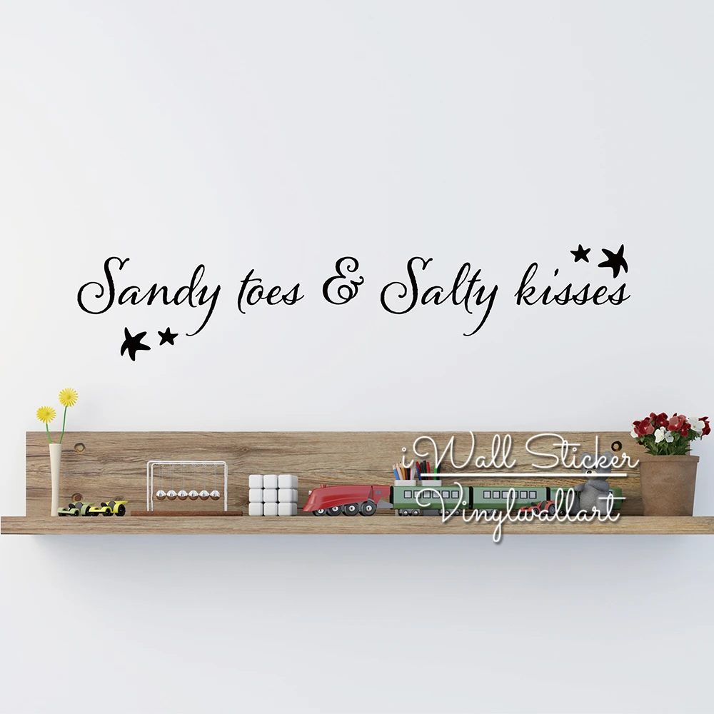 Sandy Toes & Salty Kisses Quotes Wall Decal Beach Quote Wall Sticker Happy Holidays Wall Decor Bedroom Decal Cut Vinyl Q258
Sandy Toes & Salty Kisses Quotes Wall Decal Beach Quote Wall Sticker Happy Holidays Wall Decor Bedroom Decal Cut Vinyl Q258