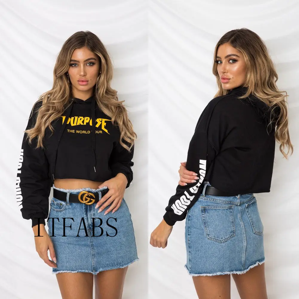 Hoodies 2018 New Brand Wome Autumn Casual Hoodie Long Sleeve Letter Casual Sweatshirt Crop Top Pullover
Hoodies 2018 New Brand Wome Autumn Casual Hoodie Long Sleeve Letter Casual Sweatshirt Crop Top Pullover