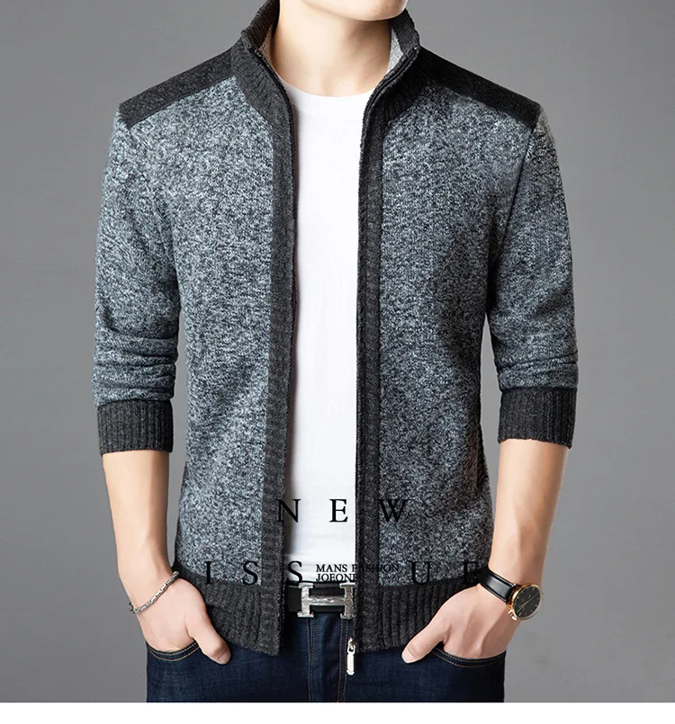 2020 men splicing fashion more add wool cardigan sweater fine warm warm sweater fashion
2020 men splicing fashion more add wool cardigan sweater fine warm warm sweater fashion