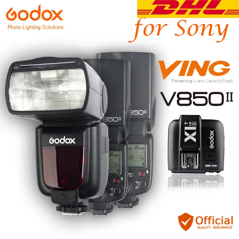 Free DHL 3pcs Godox V850II HSS 2.4G Wireless X System Flash Speedlite Li-ion battery+Transmitter For Sony A6500 A6300 A7R Camera
Free DHL 3pcs Godox V850II HSS 2.4G Wireless X System Flash Speedlite Li-ion battery+Transmitter For Sony A6500 A6300 A7R Camera