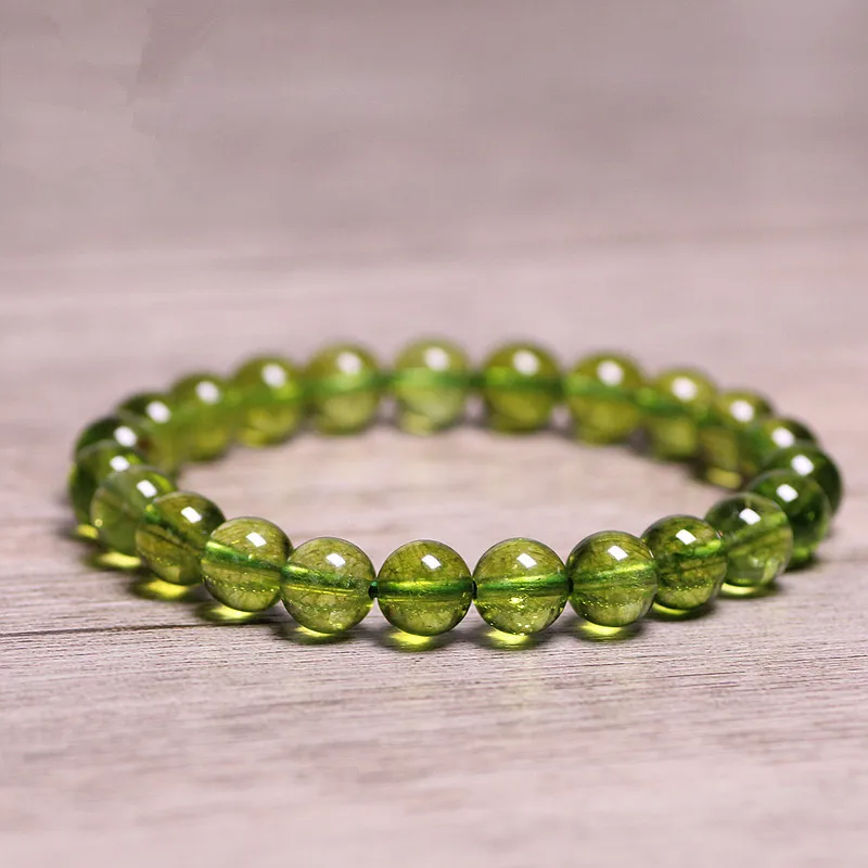 Natural Stones Green Peridot Bracelet Olivine Crystal Quartz Round Bead Men Women Bracelet Healing Energy Gift Lucky Jewelry
Natural Stones Green Peridot Bracelet Olivine Crystal Quartz Round Bead Men Women Bracelet Healing Energy Gift Lucky Jewelry