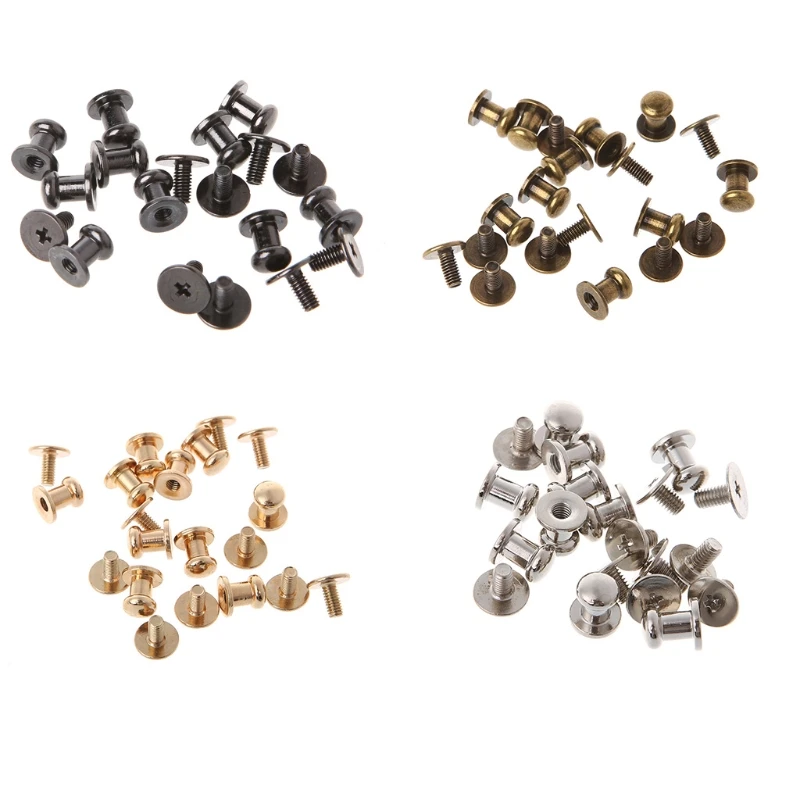 10Pcs Stud Screw Round Head DIY Leather Wallet Bag Rivet Pacifier Handmade Craft
10Pcs Stud Screw Round Head DIY Leather Wallet Bag Rivet Pacifier Handmade Craft