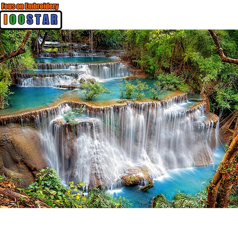 Full Round 5D diamond painting DIY diamond embroidery Beautiful waterfall Cross Stitch Rhinestone mosaic home decoration
Full Round 5D diamond painting DIY diamond embroidery Beautiful waterfall Cross Stitch Rhinestone mosaic home decoration