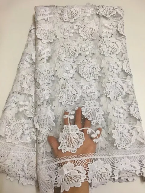white tissu dentelle french cord lace fabric 2018 embroidered tulle lace trim with stones high quality wholesale 5yard/lot
white tissu dentelle french cord lace fabric 2018 embroidered tulle lace trim with stones high quality wholesale 5yard/lot