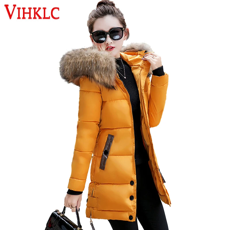 Новинка 2017 года Длинные парки женские Для женщин зимнее пальто thickencotton зимняя