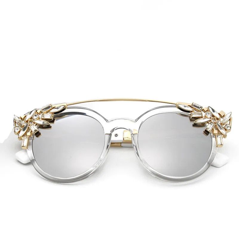 High Quality Double Girder Cat Eye Sunglasses Women Brand Designer Vintage Sun Glasses With Diamond UV400 Oculos Gafas De Sol
High Quality Double Girder Cat Eye Sunglasses Women Brand Designer Vintage Sun Glasses With Diamond UV400 Oculos Gafas De Sol