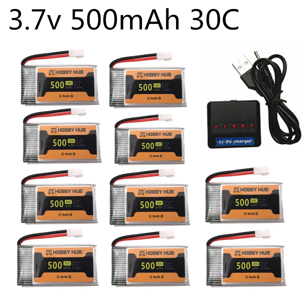 3 7 V 500mAh литий полимерный Батарея + 5in1 Зарядное устройство для X5C X5SW X5SC 905 M68 CX 30 H5C