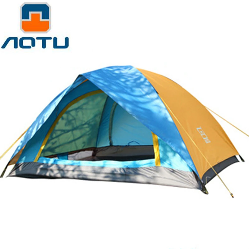 AOTU 4 Seasons Camping Waterproof Tent 2 Person Double Layer Portable Outdoor Hiking Tourist Travel Picnic Beach Tent
AOTU 4 Seasons Camping Waterproof Tent 2 Person Double Layer Portable Outdoor Hiking Tourist Travel Picnic Beach Tent