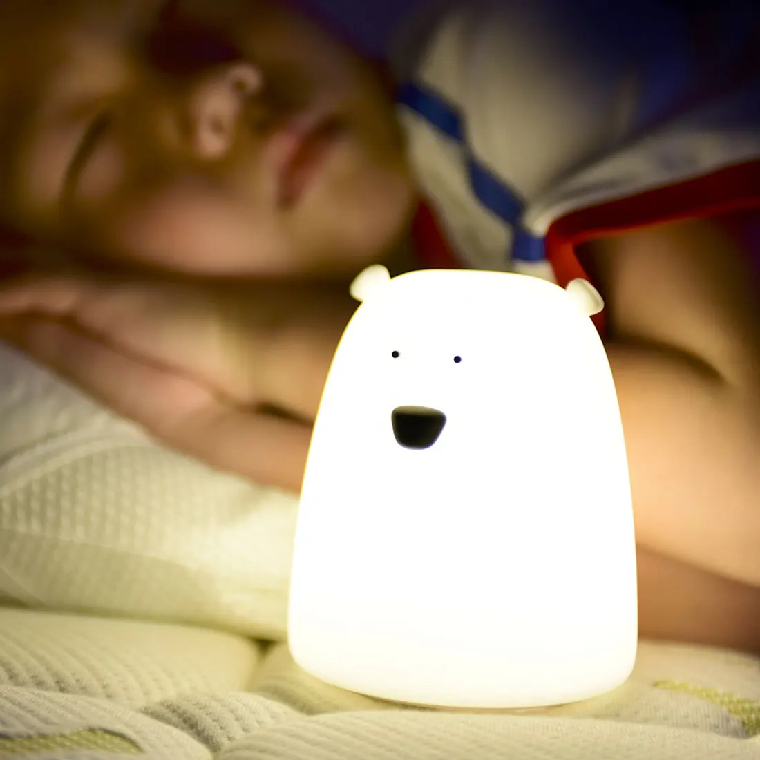 Children Kid Toy Gift Children Baby Bedroom Night Lamp Cute Bear Silicone LED Night Light Color Changing LED Bedside Light
Children Kid Toy Gift Children Baby Bedroom Night Lamp Cute Bear Silicone LED Night Light Color Changing LED Bedside Light