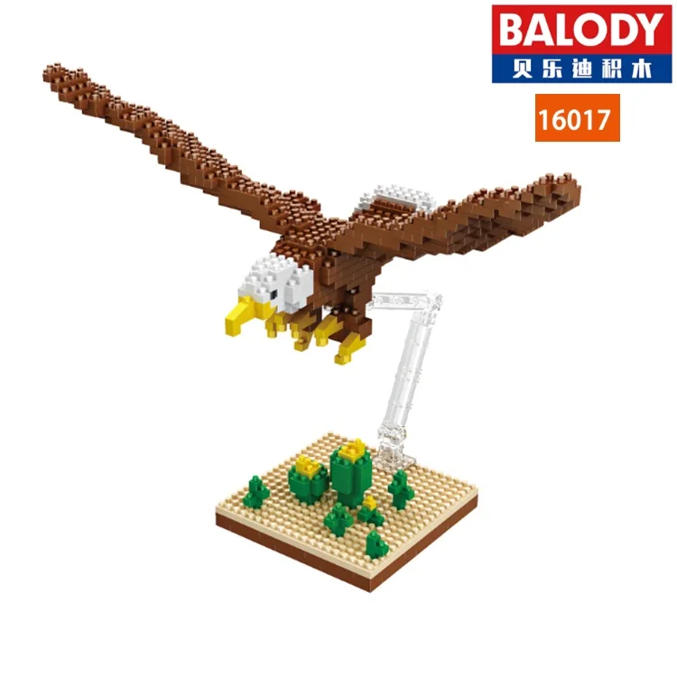 Balody Small Blocks Animal Series Model Bricks Assembly brinquedos Eagle Action figures Adults Gifts toys for children 16017
Balody Small Blocks Animal Series Model Bricks Assembly brinquedos Eagle Action figures Adults Gifts toys for children 16017