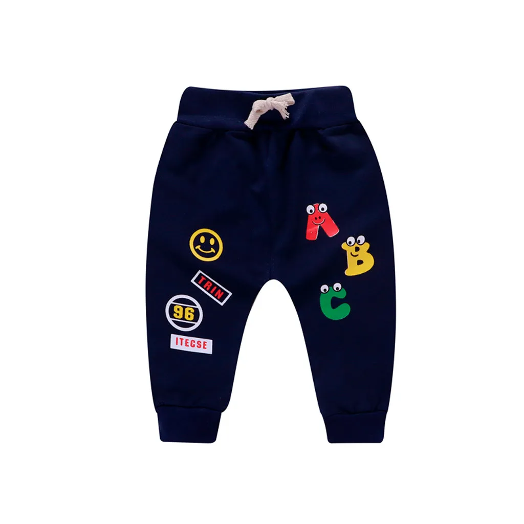 ARLONEETboy брюки для девочек детские леггинсы с изображением героев мультфильмов ABC