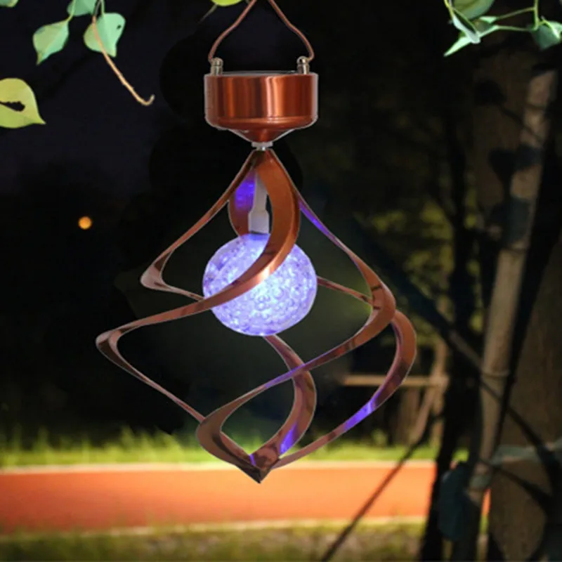 Novelty LED Solar Energy Campanula Lights Garden Outdoor Home Lamps New Year Christmas Garland Luminaria Lighting Decoration | Лампы и