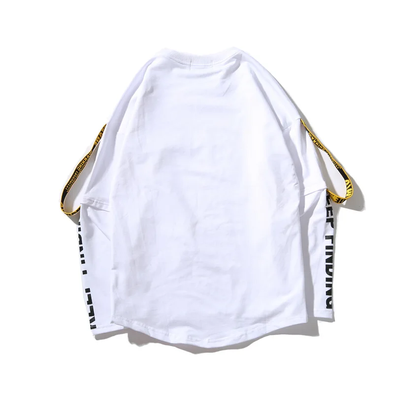 Women T-shirt Unisex 3d Shirt Printing Letter Ribbon Harajuku Cotton Oversized Long Sleeve Punk T Shirt O-neck Casual Tops Tees
Women T-shirt Unisex 3d Shirt Printing Letter Ribbon Harajuku Cotton Oversized Long Sleeve Punk T Shirt O-neck Casual Tops Tees