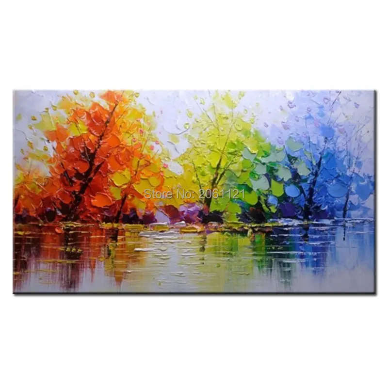 hand painted 4 season tree oil painting on canvas seasonal landscape canvas picture large modern wall art for living room
hand painted 4 season tree oil painting on canvas seasonal landscape canvas picture large modern wall art for living room