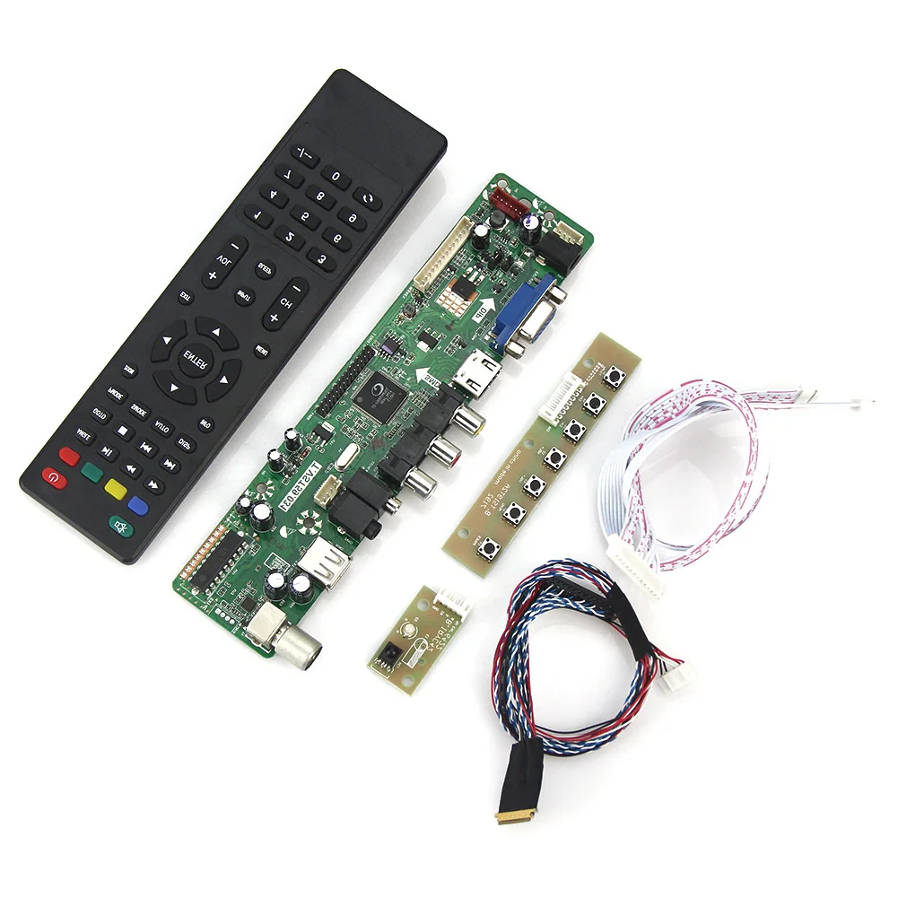 T.VST59.03 For B089AW01 V.1 LCD/LED Controller Driver Board (TV+HDMI+VGA+CVBS+USB) LVDS Reuse Laptop 1024x600
T.VST59.03 For B089AW01 V.1 LCD/LED Controller Driver Board (TV+HDMI+VGA+CVBS+USB) LVDS Reuse Laptop 1024x600