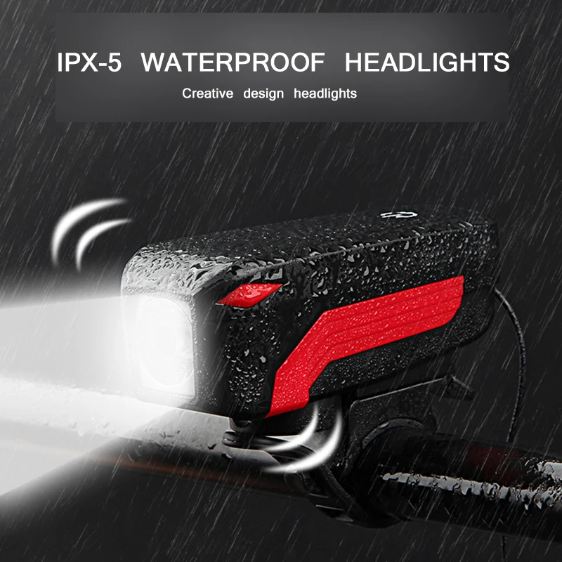 Usb Rechargeable Bicycle Light Front Cycling Handlebar Led Light with Loud Horn Battery Flashlight Headlight Bicycle Accessories
Usb Rechargeable Bicycle Light Front Cycling Handlebar Led Light with Loud Horn Battery Flashlight Headlight Bicycle Accessories