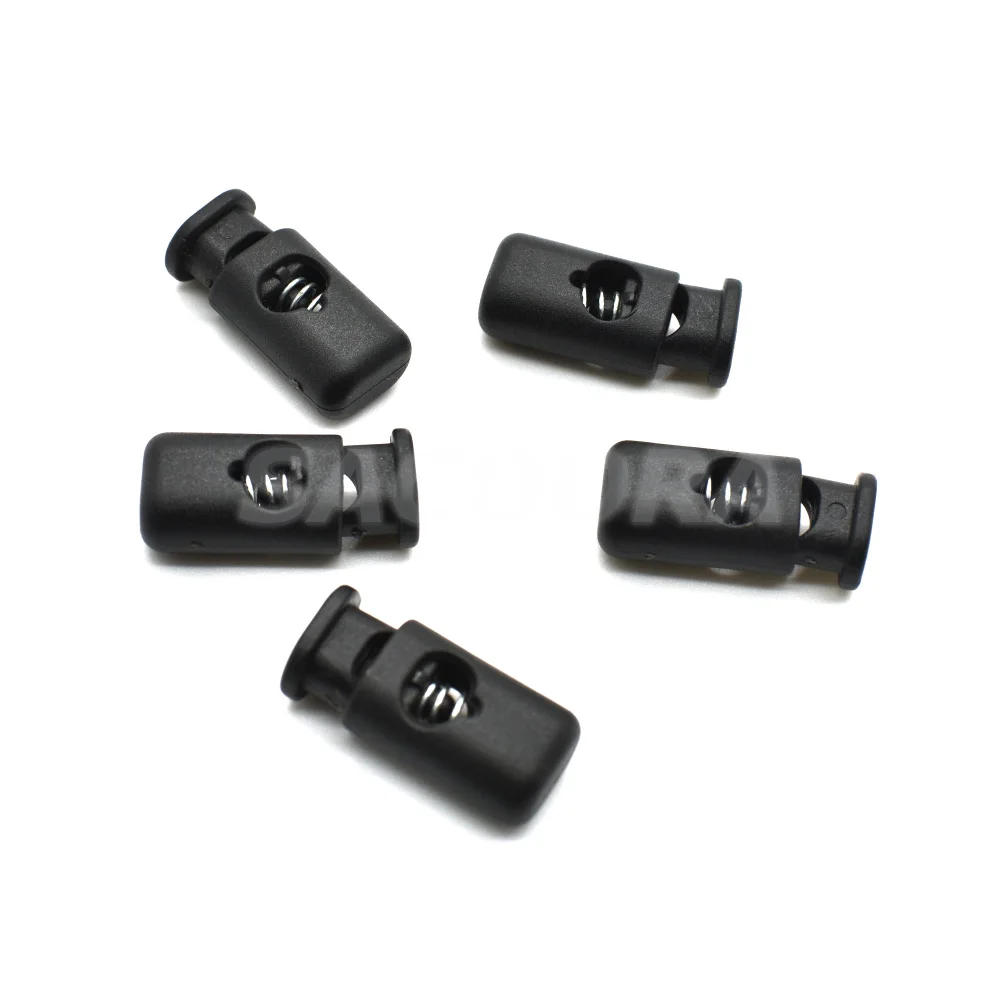 100pcs/pack Cord Lock Stopper Cylinder Barrel Plastic Toggle Clip For Garment Accessories Black
100pcs/pack Cord Lock Stopper Cylinder Barrel Plastic Toggle Clip For Garment Accessories Black