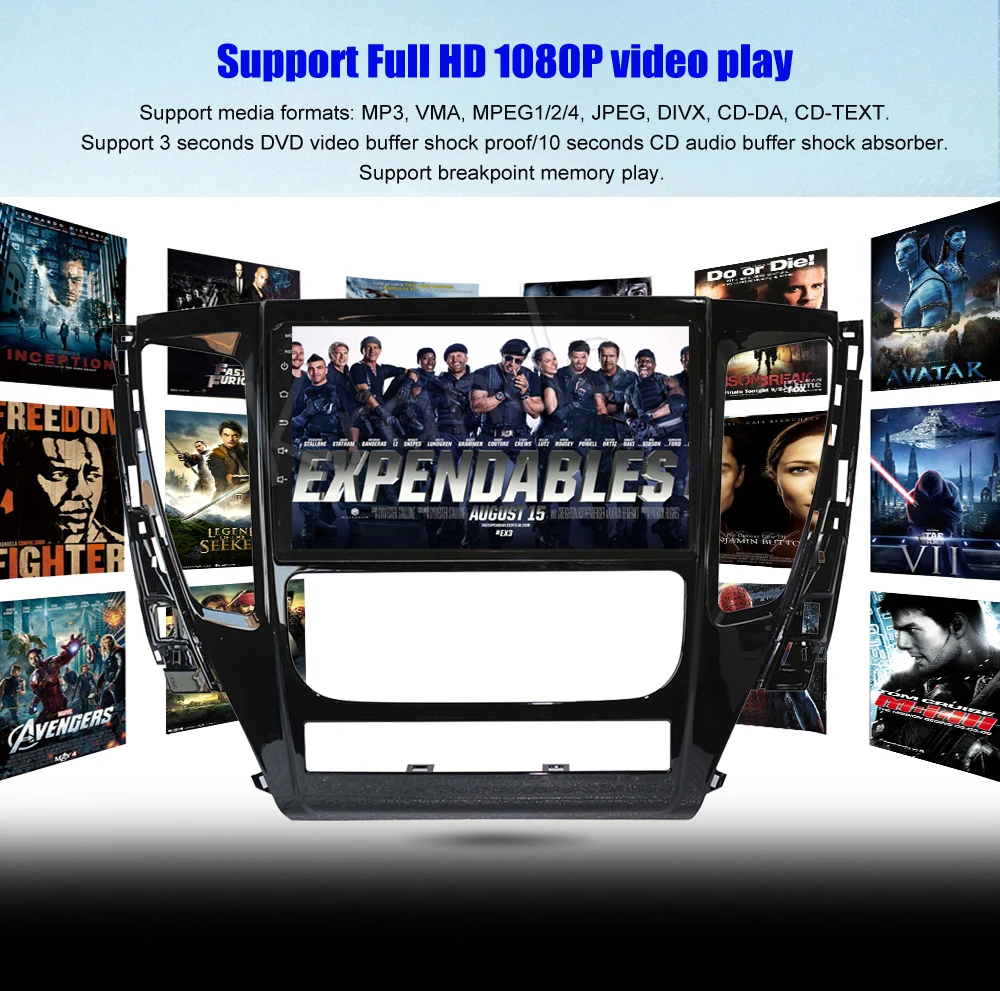 Krando Android 8.1 10.1" (no dvd) car auido gps navigation for Mitsubishi Pajero 2016+ radio multimedia entertainment system
Krando Android 8.1 10.1" (no dvd) car auido gps navigation for Mitsubishi Pajero 2016+ radio multimedia entertainment system