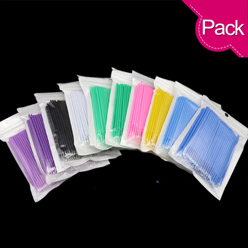 100Pcs/Lot Durable Disposable Eyelash Micro Brushes Mascara Swab Eyelash Extension Brushes Applicator Wands Makeup Tools Kit
100Pcs/Lot Durable Disposable Eyelash Micro Brushes Mascara Swab Eyelash Extension Brushes Applicator Wands Makeup Tools Kit