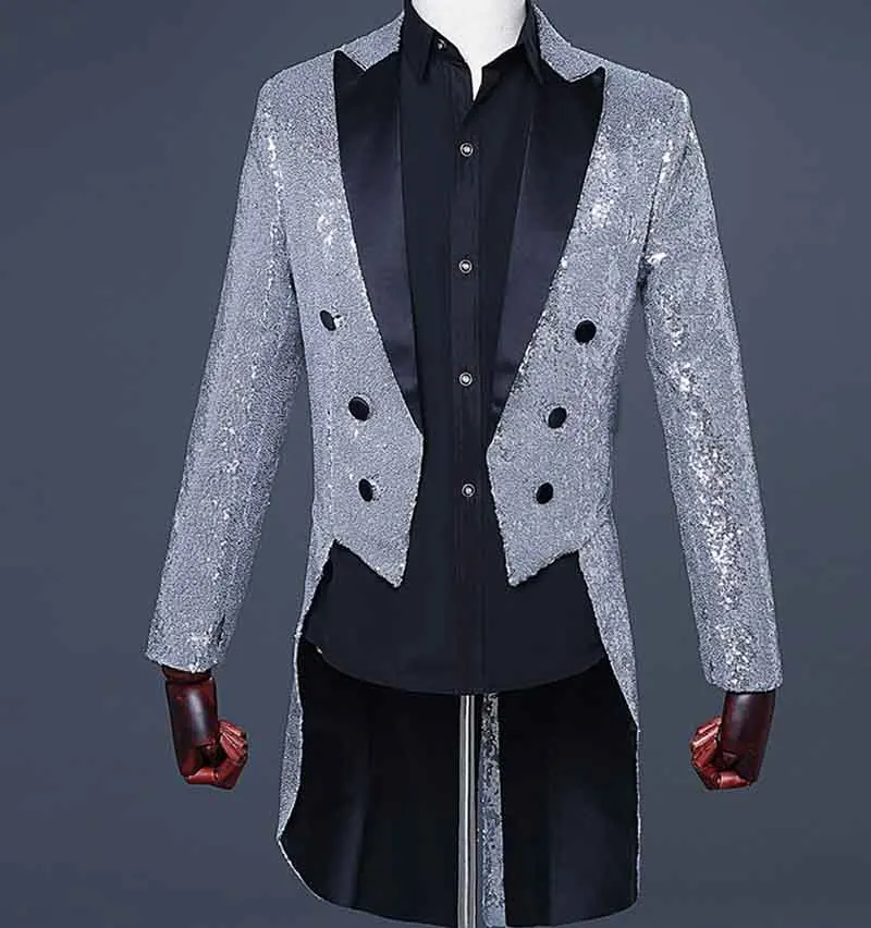 Men Sequin Tuxedo Steampunk Victorian Coat Jacket Deluxe Male Halloween Magician Cosplay Costume Outfit For Men Plus Size 3XL
Men Sequin Tuxedo Steampunk Victorian Coat Jacket Deluxe Male Halloween Magician Cosplay Costume Outfit For Men Plus Size 3XL
