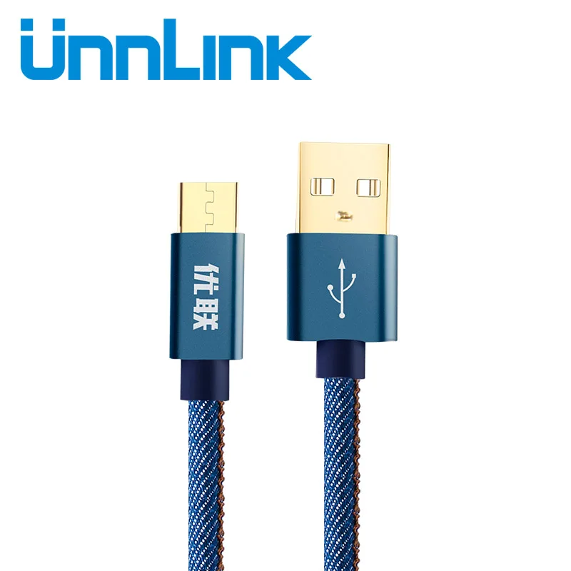 Фото Unnlink USB C 3 1 Type кабель 2.4A для быстрой зарядки и передачи данных Жан Плетеный P20 Mate 20