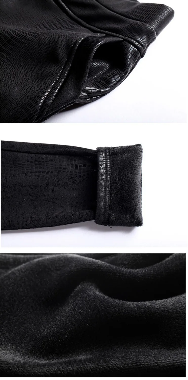 New Winter warm women faux leather pants & capris PU leggings Snakeskin elastic high waist stretch Plus size pencil pants female
New Winter warm women faux leather pants & capris PU leggings Snakeskin elastic high waist stretch Plus size pencil pants female