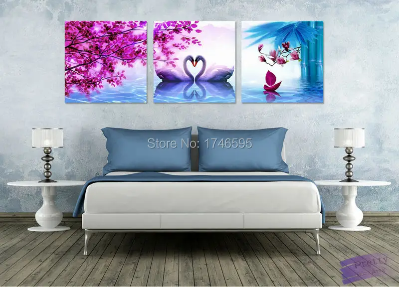 Big size New home decor Wall Art Picture for living room bedroom decor purple tree lake love swan printed Painting on Canvas art
Big size New home decor Wall Art Picture for living room bedroom decor purple tree lake love swan printed Painting on Canvas art