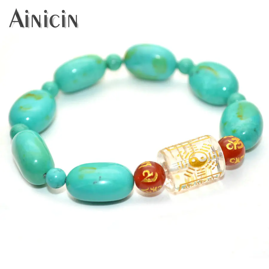 Новое поступление, бирюзовые бусины Howlite Nugget, Fengshui trigram, браслеты на удачу для мужчин и женщин, ювелирные изделия 7,5 дюйма, подарок, 10 шт.
Новое поступление, бирюзовые бусины Howlite Nugget, Fengshui trigram, браслеты на удачу для мужчин и женщин, ювелирные изделия 7,5 дюйма, подарок, 10 шт.