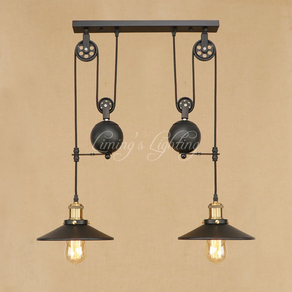 Loft Retro Hanging Pulley Pendant Lights Pendant Lamps E27 LED Adjustable Vintage For Living Room Restaurant Bedroom
Loft Retro Hanging Pulley Pendant Lights Pendant Lamps E27 LED Adjustable Vintage For Living Room Restaurant Bedroom