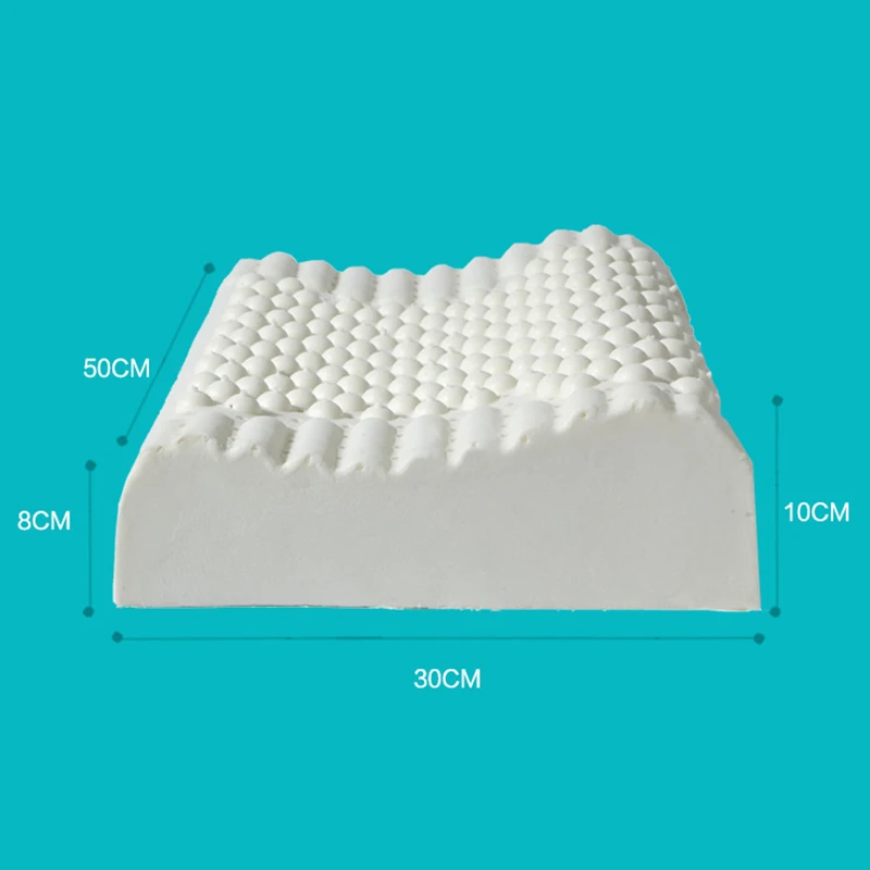 50x30cm Natural Latex Pillow Sleeping Bedding Cervical Massage Pillow Health Neck Bonded Head Care Memory Pillow U1183
50x30cm Natural Latex Pillow Sleeping Bedding Cervical Massage Pillow Health Neck Bonded Head Care Memory Pillow U1183