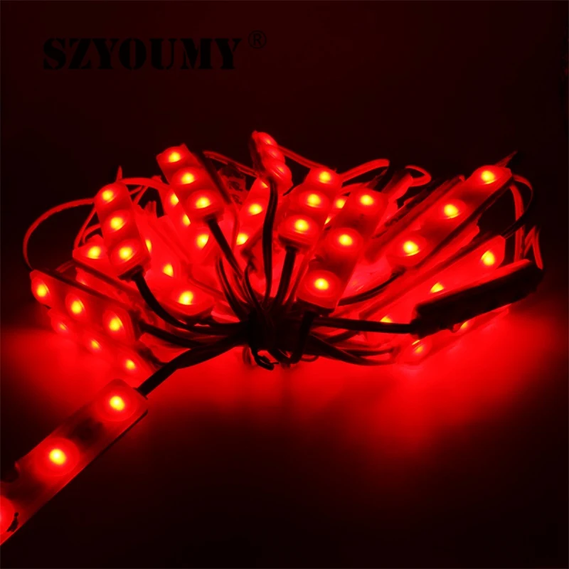 SZYOUMY Ultrasonic 5730 DC12V 1.2W 3 LEDS Injection LED Module Samsung waterproof IP68 with 160 degree lens
SZYOUMY Ultrasonic 5730 DC12V 1.2W 3 LEDS Injection LED Module Samsung waterproof IP68 with 160 degree lens