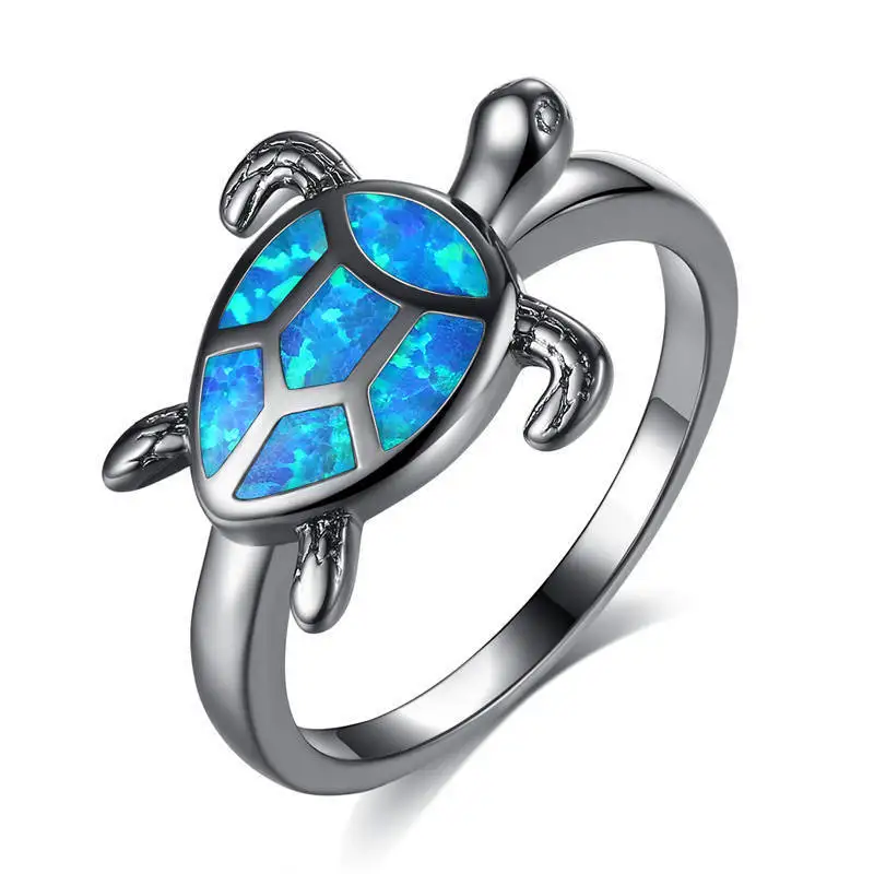 Dovolov Cubic Zircon Women females jewelry gift CUTE turtle animal shape Cubic Zirconia stone rings Blue color
Dovolov Cubic Zircon Women females jewelry gift CUTE turtle animal shape Cubic Zirconia stone rings Blue color