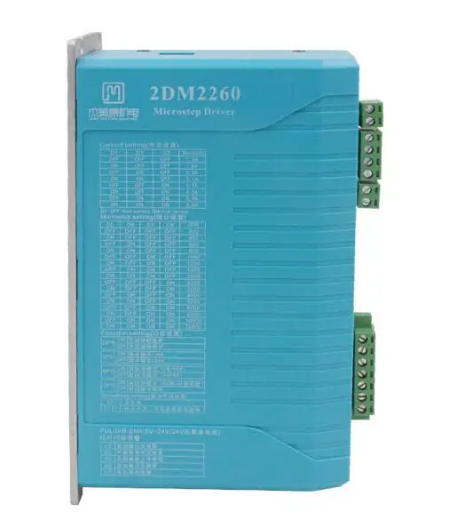 JMK new update step motor driver 220V AC motor driver 2DM2260 with 86 110 two-phase stepper motor
JMK new update step motor driver 220V AC motor driver 2DM2260 with 86 110 two-phase stepper motor
