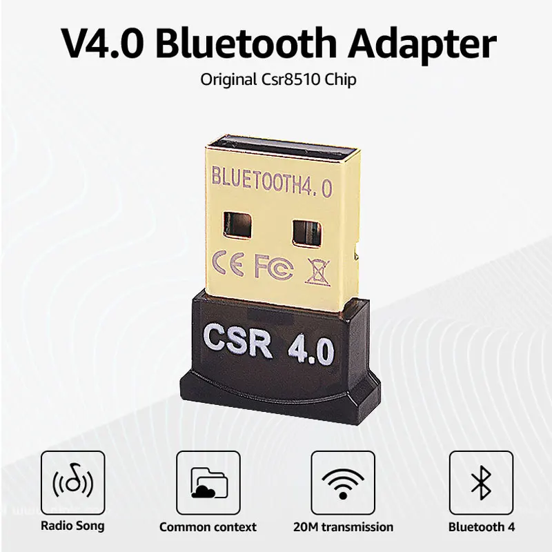Bluetooth-адаптер USB-ключ для компьютера беспроводной мышь Bluetooth динамик CSR 4 0