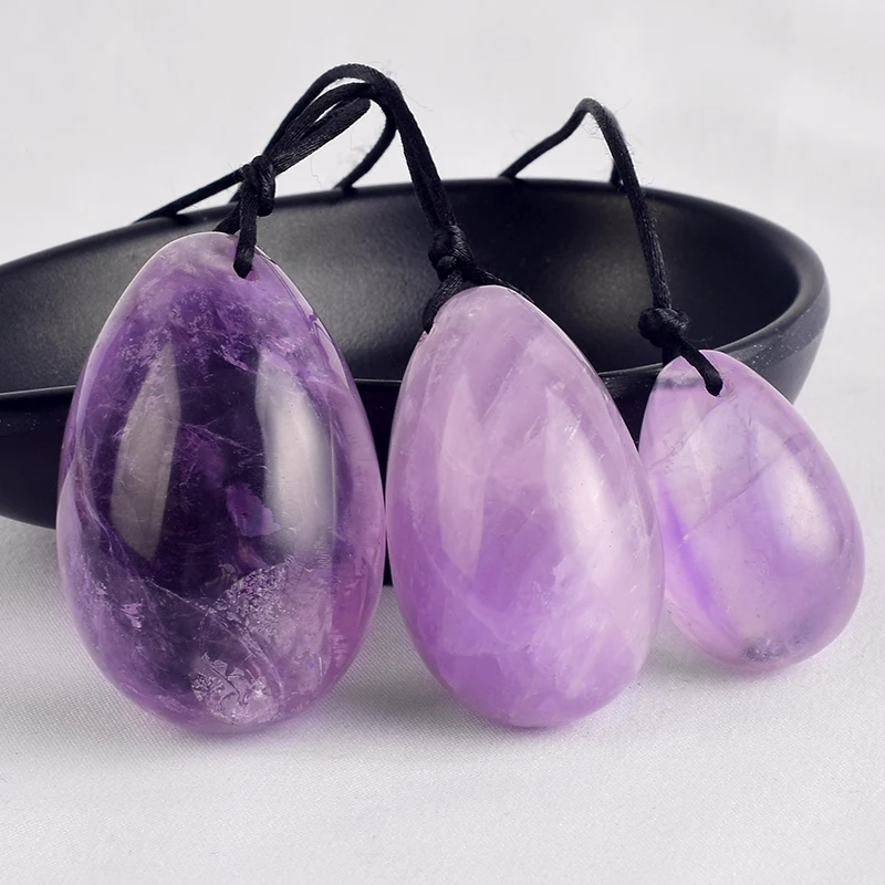 Drilled Yoni Eggs Amethyst Jade Massage Stones Mineral Crystals Kegel Exerciser Pelvic Muscle Vaginal Ben Wa Balls Health Care
Drilled Yoni Eggs Amethyst Jade Massage Stones Mineral Crystals Kegel Exerciser Pelvic Muscle Vaginal Ben Wa Balls Health Care