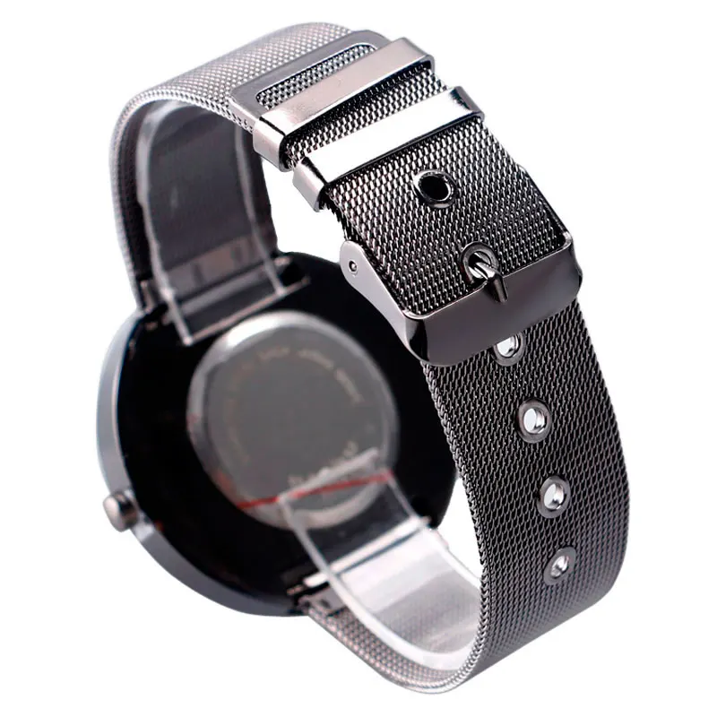 Cool Unique Turntable Sport Wrist Watch Special Design Quartz Clock Men Round Dial Stainless Steel Mesh Strap Gift W071501
Cool Unique Turntable Sport Wrist Watch Special Design Quartz Clock Men Round Dial Stainless Steel Mesh Strap Gift W071501