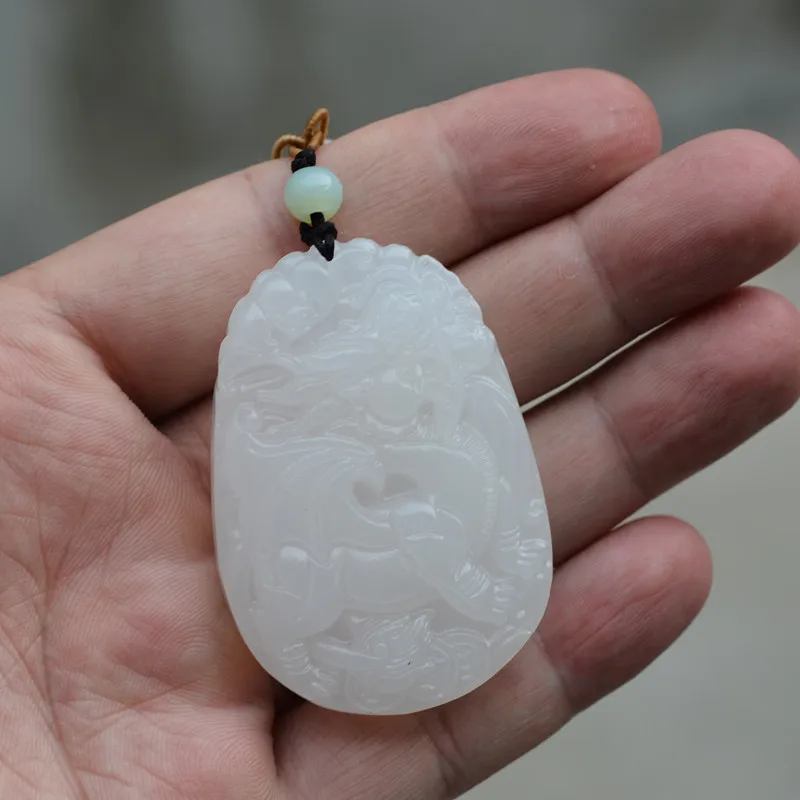 Drop Shipping Natural White Afghanistan Jades Pendant Chinese Dragon Animal Pendant Necklace Gift for Women Men's Jewelry
Drop Shipping Natural White Afghanistan Jades Pendant Chinese Dragon Animal Pendant Necklace Gift for Women Men's Jewelry