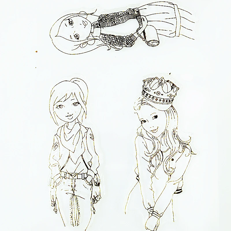 YLCS137 Girls Silicone Clear Stamps For Scrapbooking DIY Album Paper Cards Making Decoration Embossing Rubber Stamp 11x16cm
YLCS137 Girls Silicone Clear Stamps For Scrapbooking DIY Album Paper Cards Making Decoration Embossing Rubber Stamp 11x16cm