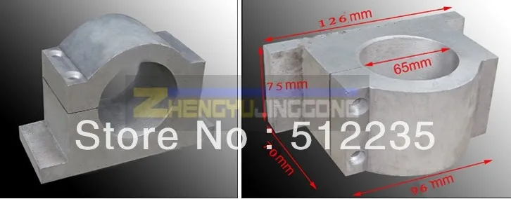 65mm clapms cnc spindle mounts spindle bracket CNC machine fittings cast aluminum 65mm spindle fixture
65mm clapms cnc spindle mounts spindle bracket CNC machine fittings cast aluminum 65mm spindle fixture