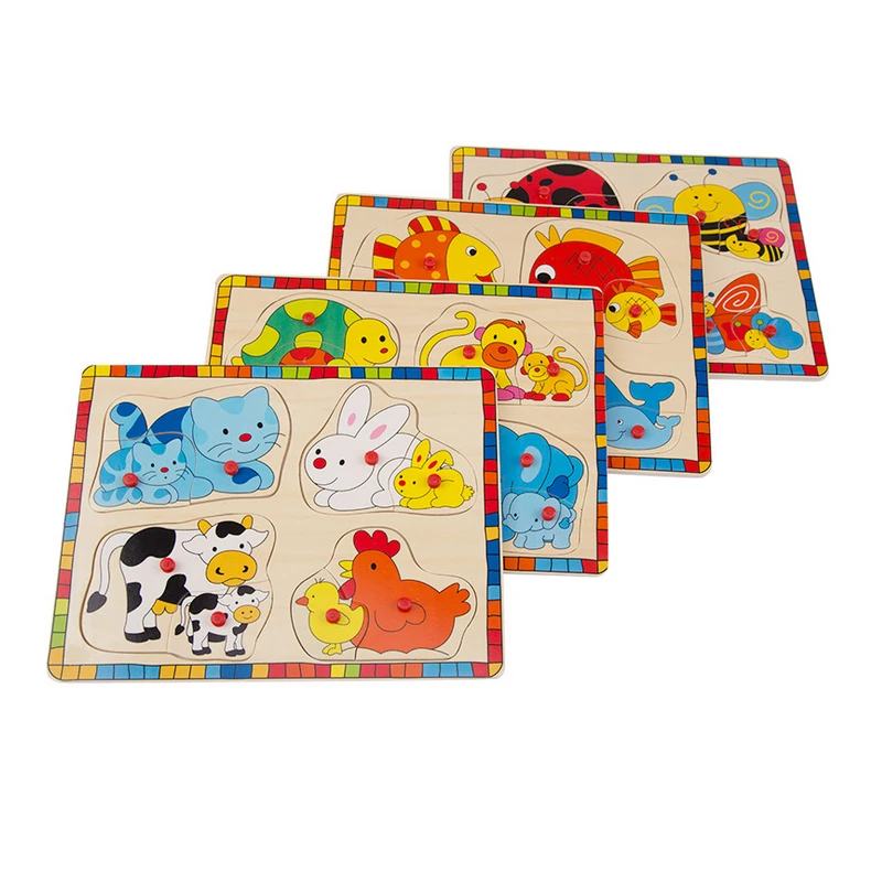 N136 New high - end wooden animals mother and child paired cognitive children 's puzzle early childhood toys Style random delive
N136 New high - end wooden animals mother and child paired cognitive children 's puzzle early childhood toys Style random delive