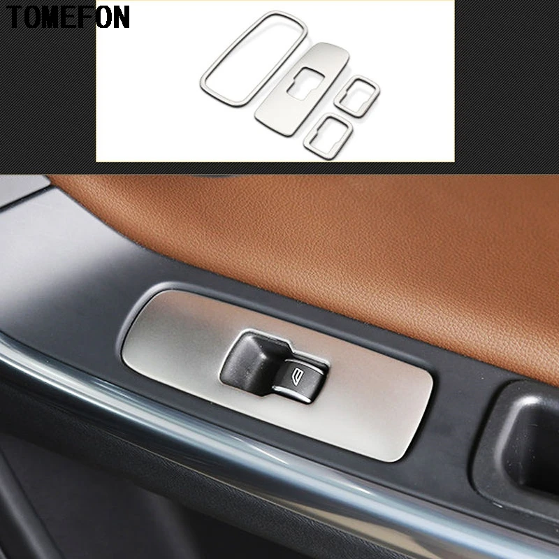 TOMEFON, нержавеющая сталь для Volvo XC60 S60/L V60 2014-2018, крышка оконного переключателя, кнопка, наклейка на панель, аксессуары для стайлинга автомобиля
TOMEFON, нержавеющая сталь для Volvo XC60 S60/L V60 2014-2018, крышка оконного переключателя, кнопка, наклейка на панель, аксессуары для стайлинга автомобиля