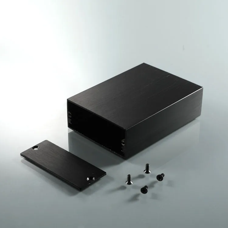 aluminium diy extruder tube electrical black enclosures box case for electronics YGK-004 58*24*80mm (WxH-L)
aluminium diy extruder tube electrical black enclosures box case for electronics YGK-004 58*24*80mm (WxH-L)