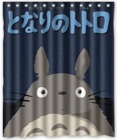 Бесплатная доставка, милая мультяшная занавеска для душа Totoro на заказ, домашний декор, водонепроницаемая ткань, модная занавеска для ванной # SCN-091
Бесплатная доставка, милая мультяшная занавеска для душа Totoro на заказ, домашний декор, водонепроницаемая ткань, модная занавеска для ванной # SCN-091
