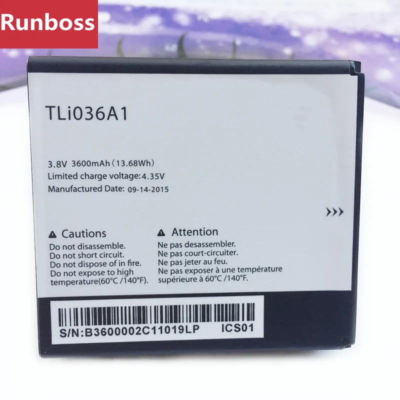 1PCS TLi036A1 3600mAh Battery For Alcatel One Touch Link 4G+, 4G+ LTE,Y900NB,Y900 Battery + 1PCS LCD Wall Charger
1PCS TLi036A1 3600mAh Battery For Alcatel One Touch Link 4G+, 4G+ LTE,Y900NB,Y900 Battery + 1PCS LCD Wall Charger