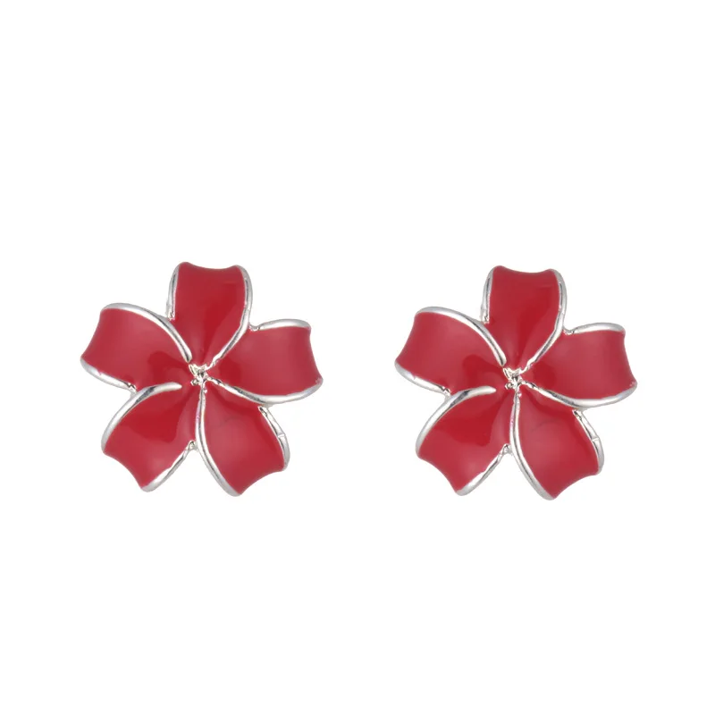 Promotion Red Resin Flower 925 Sterling Silver Female Stud Earrings Jewelry For Women Wedding Gift Anti Allergy Drop Shipping
Promotion Red Resin Flower 925 Sterling Silver Female Stud Earrings Jewelry For Women Wedding Gift Anti Allergy Drop Shipping