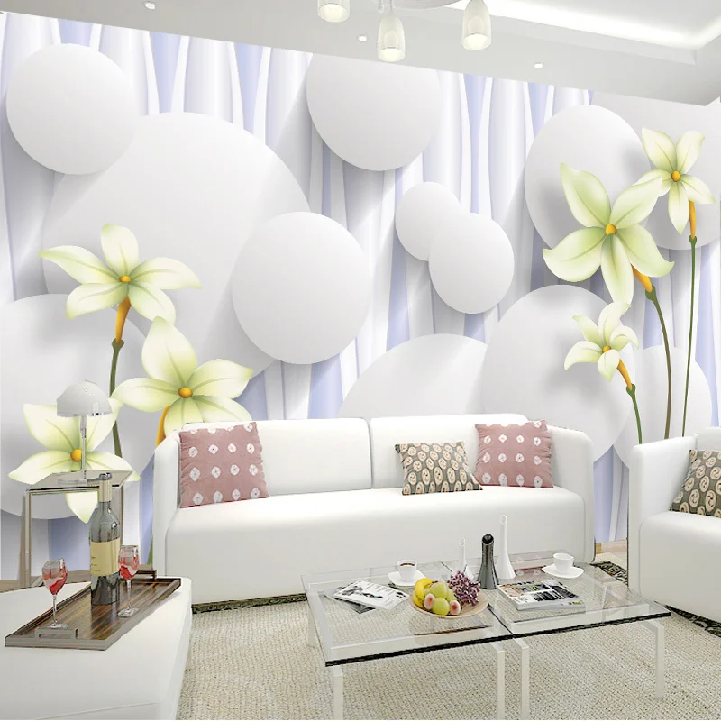 Custom Lily Flower Non-woven Wall Mural Wallpaper Roll Bedroom Living Room Sofa Backdrop Home Decoration Wall Paper Flowers Art
Custom Lily Flower Non-woven Wall Mural Wallpaper Roll Bedroom Living Room Sofa Backdrop Home Decoration Wall Paper Flowers Art
